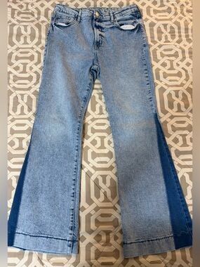 Gap Kid High Rise Flare Jeans 70’s style 14 Plus